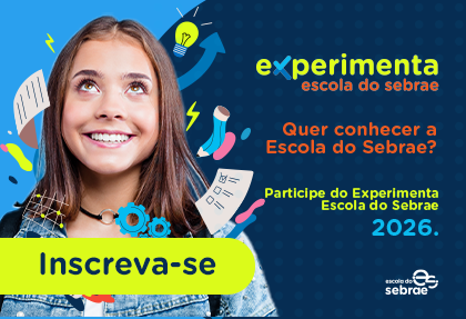 Banner Experimenta Sebrae